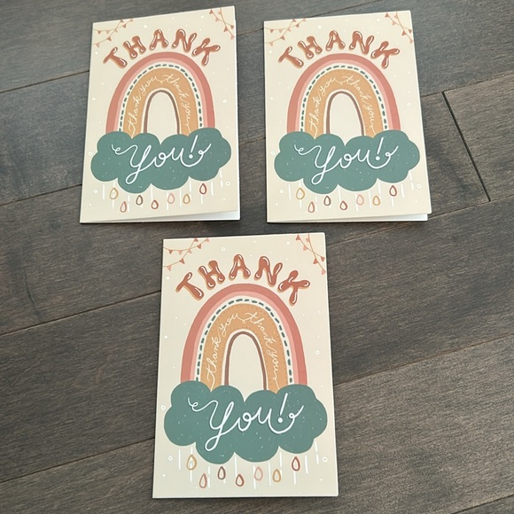 RILEYS & CO Baby Gift Shower Thank You Cards Nature, Envelopes, Hand-Illustrated - Picture 7 of 11